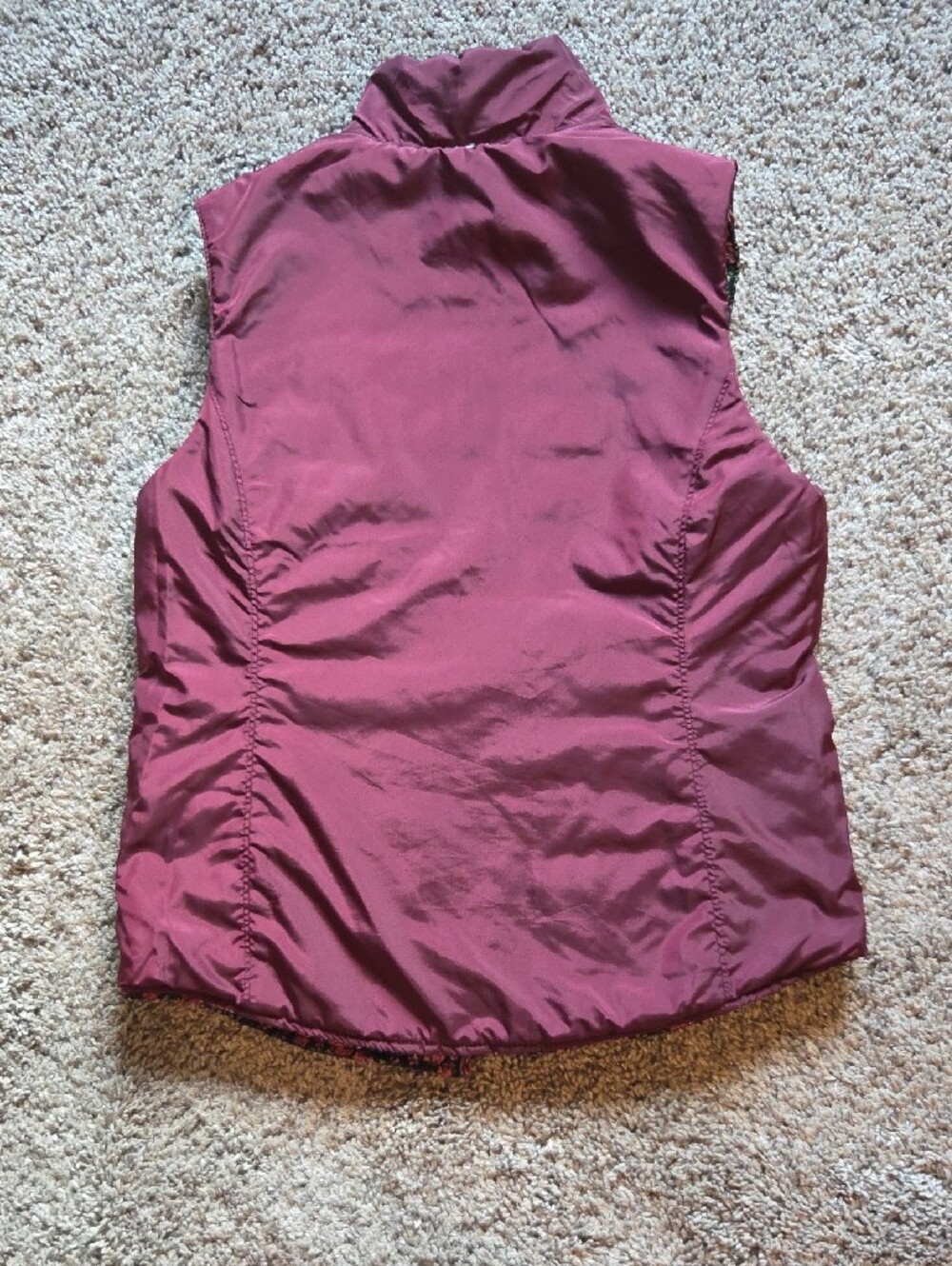 Girls Ariat Reversible Vest - Picture 3 of 5